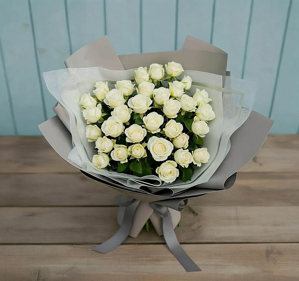 Букет Белоснежная нежность в Билибино