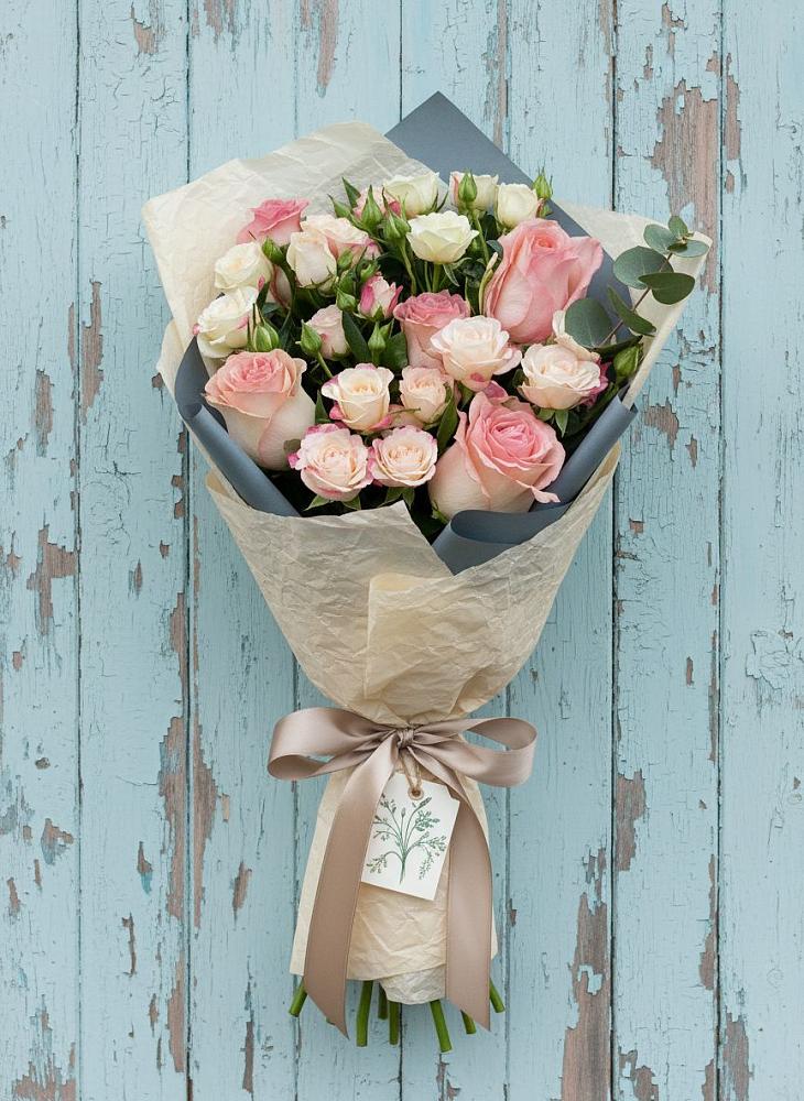 Букет цветов из: Розы в Билибино