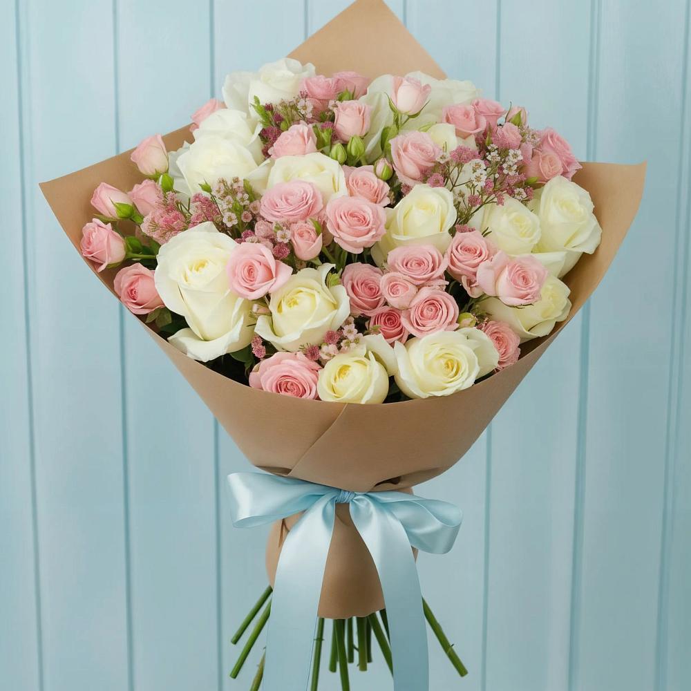 Букет цветов из: Розы в Билибино