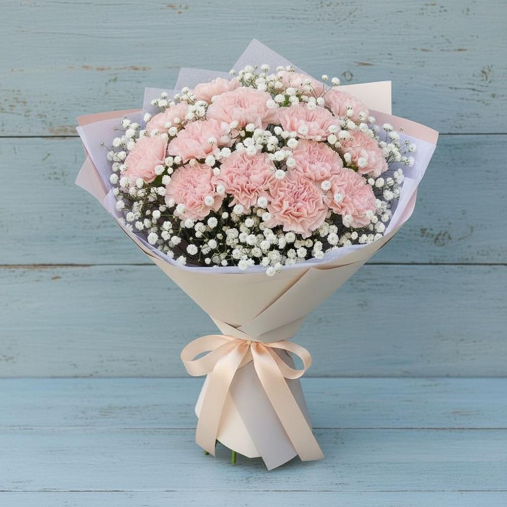 Букет цветов из: Гвоздики в Билибино