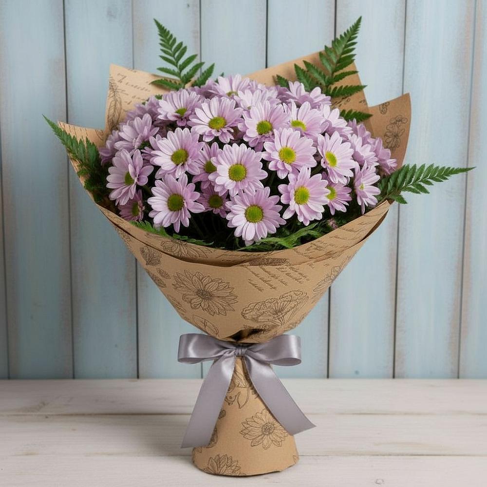 Букет цветов из: Хризантемы в Билибино