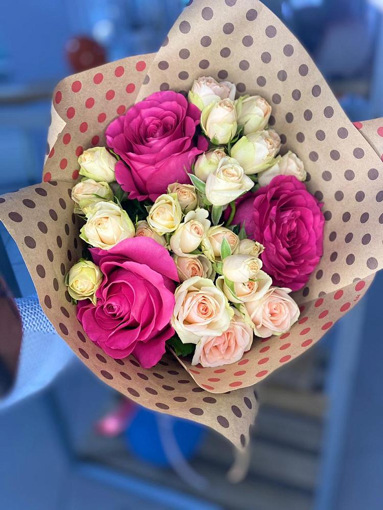 Букет цветов из: Розы в Билибино