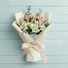 Букет цветов из:  Альстромерии в Билибино