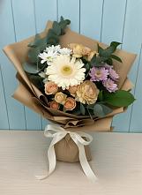 Букет цветов из:  Герберы и Хризантемы в Билибино
