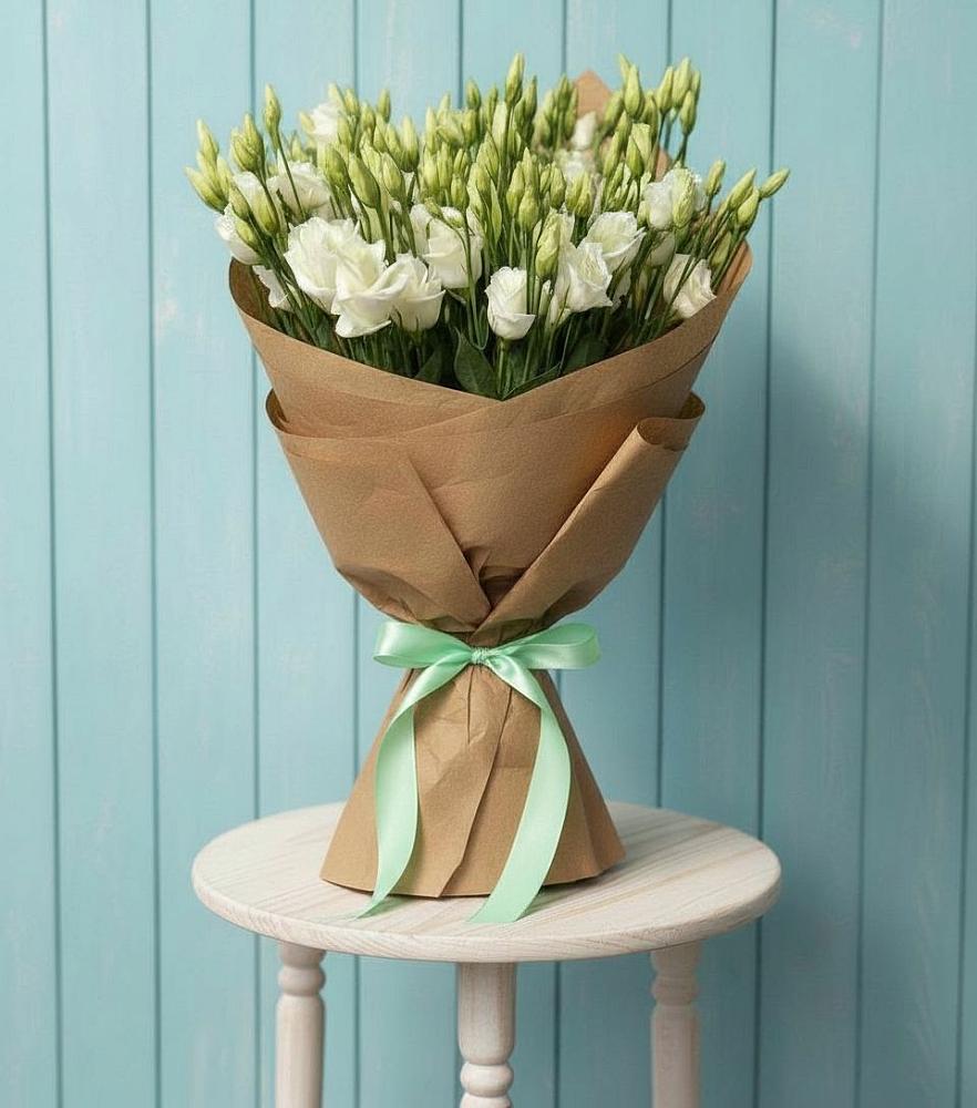 Букет цветов из: Лизиантусы в Билибино