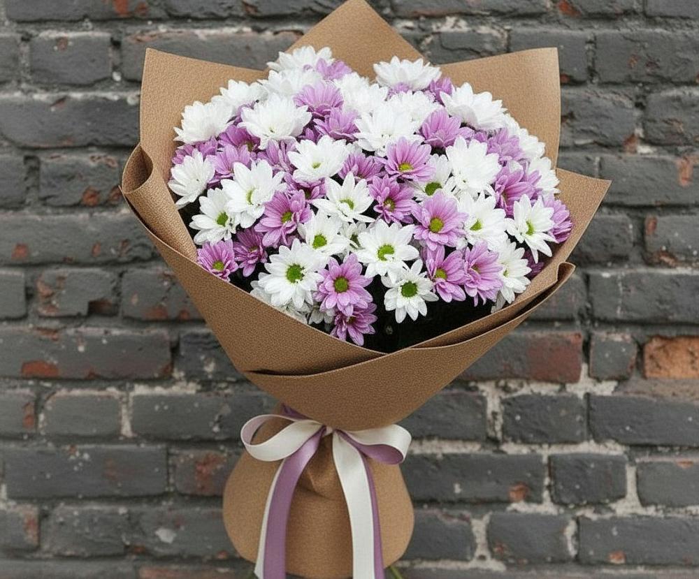 Букет цветов из: Хризантемы в Билибино