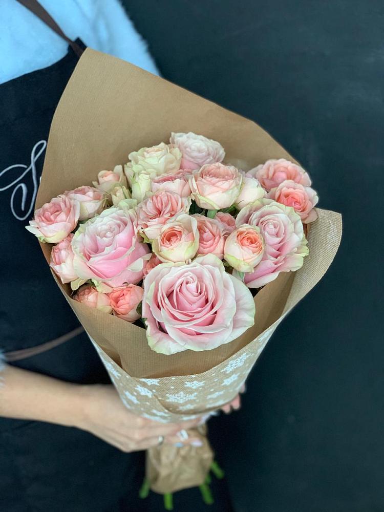 Букет цветов из: Хризантемы и Розы в Билибино