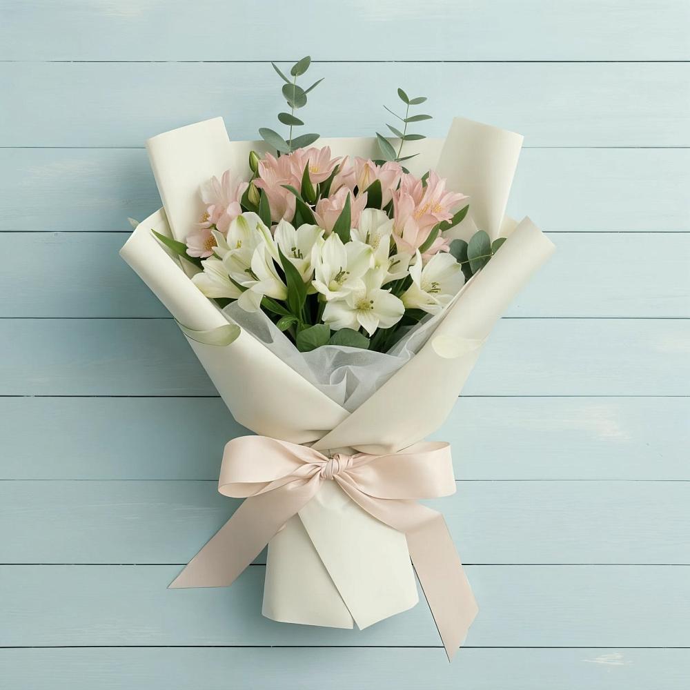 Букет цветов из: Альстромерии в Билибино