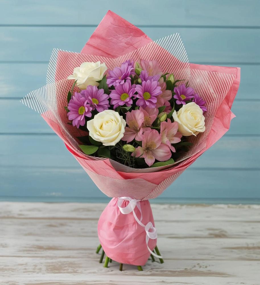 Букет цветов из: Герберы в Билибино